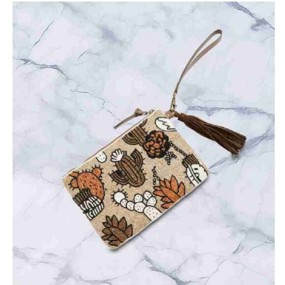 Shyanne Womens Western Style Cactus Clutch - Picture 1 of 1